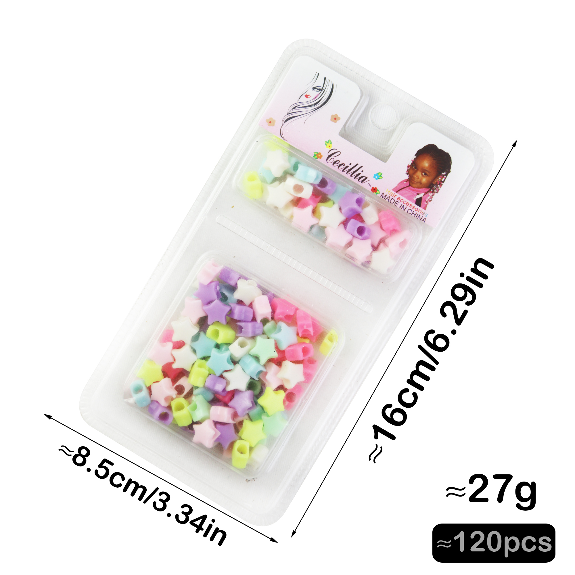 Finely packed wooden beads 22