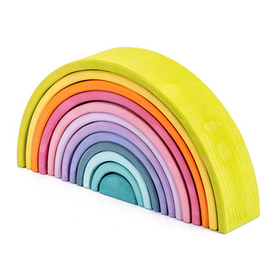 ของเล่นโมเดลตัวต่อไม้สีรุ้งสำหรับเด็กอายุ5ถึง7ปี - Product Image 5