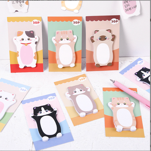 定制猫爪便签 | 可爱卡通小猫记事本品牌礼品/学生用品/DIY策划者定制便签