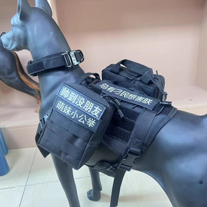 Collares y correas para perros de alta resistencia de estilo táctico de lujo con hebilla de Metal LOGOTIPO de marca personalizado para perros grandes y anchos al por mayor - Product Image 6