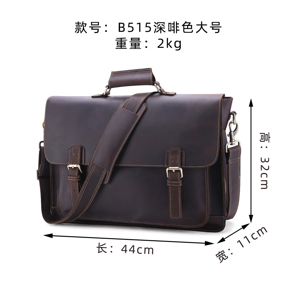 B515 Dark Brown Large Size
