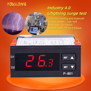 P801 Dual Lcd Display <strong>Temperature</strong> <strong>Indicator</strong> <strong>Controller</strong> / Thermostat T-503 for Aquarium Tank <strong>with</strong> Alarm - Product Image 3