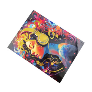 Glitter yüksek kalite Pvc kapak geniş regle kağıt kitap tasarım kompozisyon defterler ofis iş okul öğrenci yazma için - Product Image 4