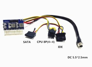 High Quality DC-ATX-160W 12V 6Pin Male <strong>Input</strong> DC-ATX Peak PSU Pico ATX Switch PSU 24Pin MINI ITX DC ATX PC Power Supply - Product Image 4