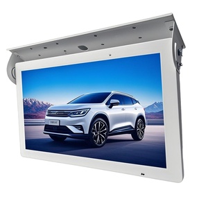Marco blanco Suministro de fábrica Reproductor de publicidad multifunción Pantalla de autobús Tablero táctil Lcd con soporte de montaje - Product Image 1