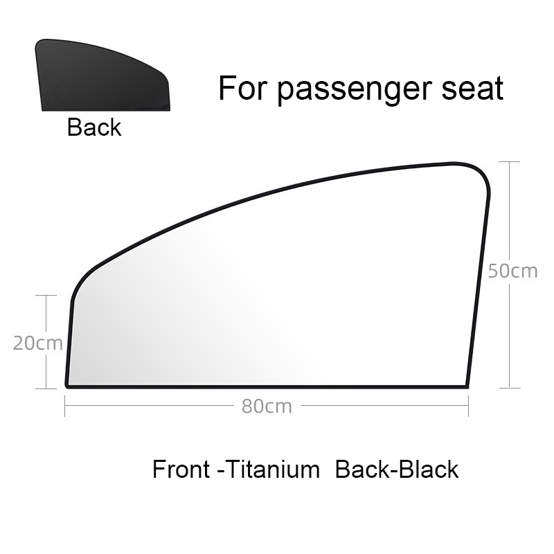Passager avant en titane