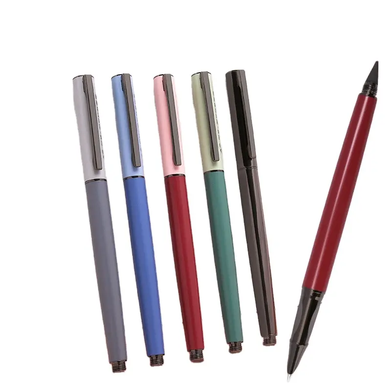 wholesale High quality Metal fountain 2 in 1 forever endless pencil with custom logo