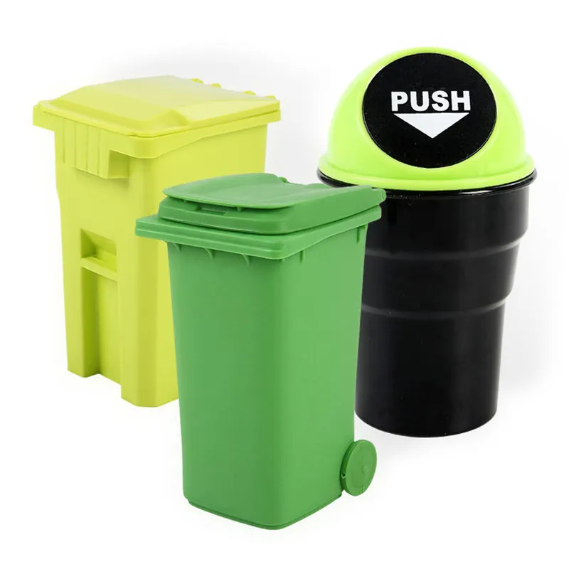 Desk Mini Trash Can Trashcan Mini Toy Garbage Can Waste Bins for Promotional Company Gift