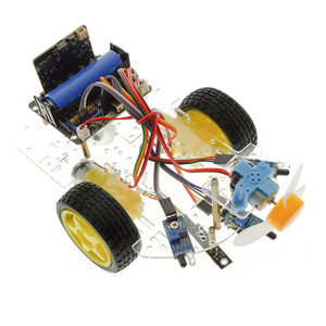 Akıllı Robot araç kiti hattı izleme rüzgar yangın söndürme engellerden kaçınma C dil programlama öğrenme anakart kiti