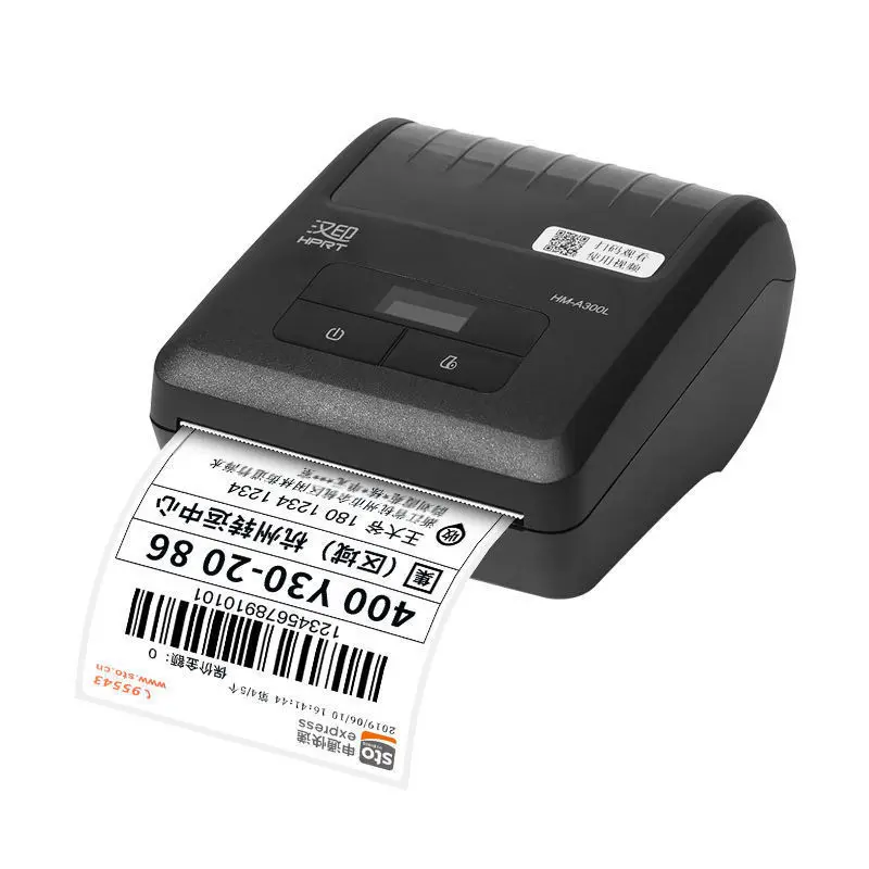 Mini reçu étiquette autocollant imprimantes scanners Pos Portable code à barres thermique pos système reçu imprimante thermique avec USB dent bleue