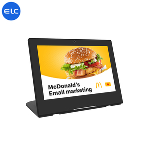 Monitor de pantalla táctil para ordenador de escritorio, dispositivo de evaluación de comentarios de clientes interactivos, banco, restaurante, pedido, POE, RJ45, estilo L, 10,1 pulgadas - Product Image 1