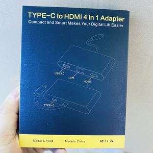 C tipi USB C H D M I 4 in 1 adaptör H D M I LAN USB tipi C - Product Image 2
