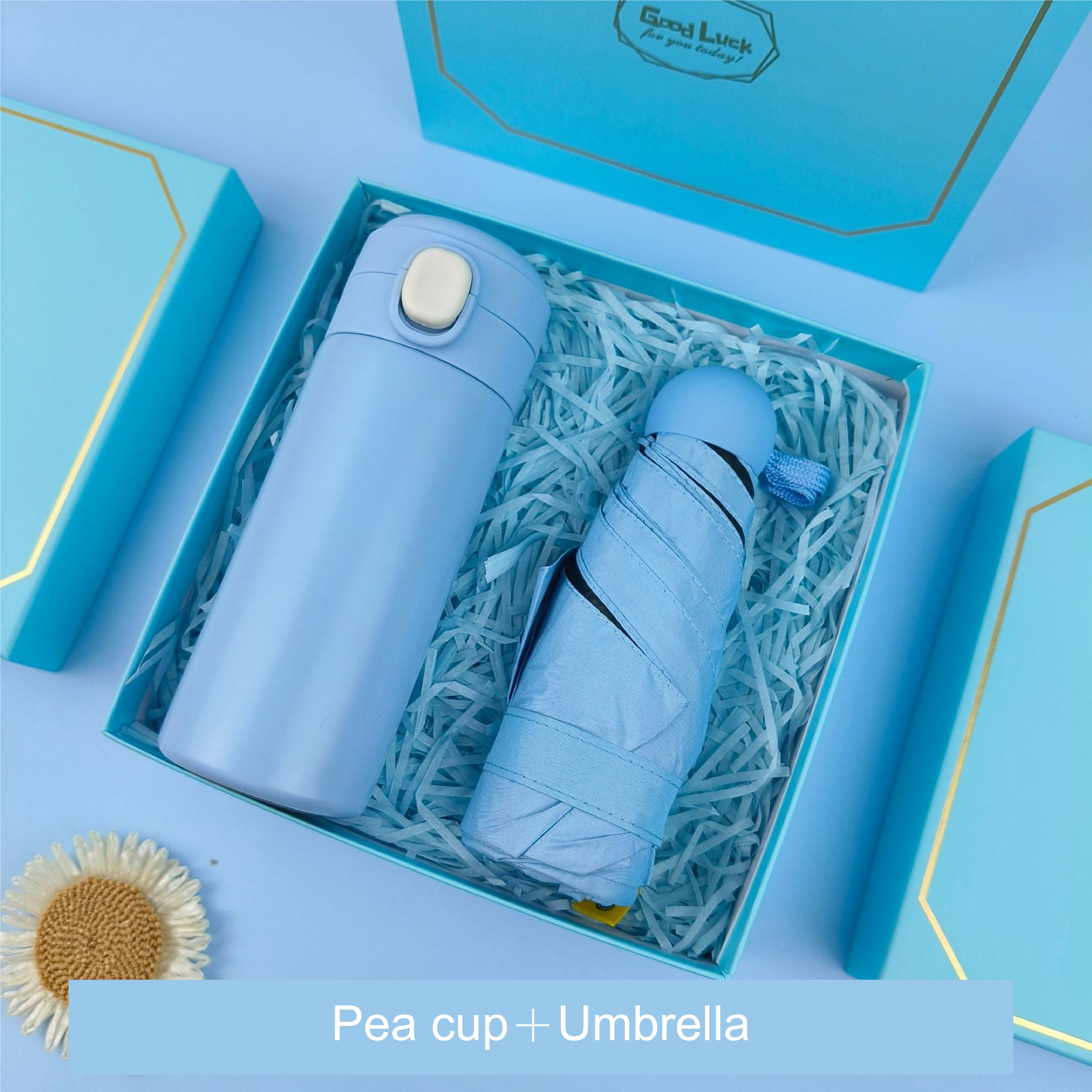 tasse à pois + parapluie