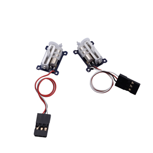 RC mikro Servo - 2 adet Mini uçak için 9mm 1.5g dijital çekirdeksiz Servo yükseltme (JR-sol taraf)