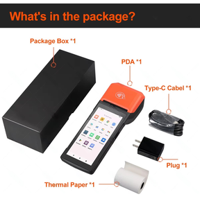 H10P 4G Android 13 14 RAM 3GB ROM 32GB Terminal de mano POS con impresora Wifi NFC Dispositivos POS móviles inteligentes con escáner de código de barras - Product Image 4