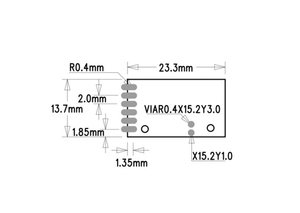 Ling-TR2 RF modulo 2.4Ghz Wireless trasmettitore ricevitore Kit telecomando bidirezionale trasparente per IOT/Ardui Wireless RF moduli - Product Image 6