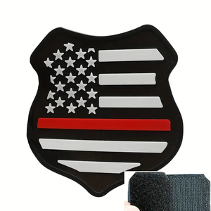 高品质定制美国国旗聚氯乙烯橡胶贴片现货 - Product Image 5