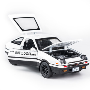 Wholesale 1:28 Alloy Diecast <strong>Model</strong> Toy <strong>Cars</strong> Pull Back Initial D AE86 <strong>Car</strong> <strong>Model</strong> Scene Display Sound Light Vehicles As Gift - Product Image 5