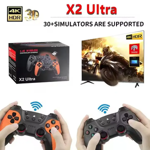 2025 X2ウルトラゲームスティックゲームX2 P3コントローラー付き2.4Gワイヤレスゲームパッドレトロクラシックビデオゲームコンソール