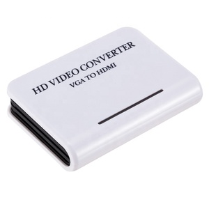 Convertidor de caja VGA a HDMI, convertidor de PC con audio a HDMI