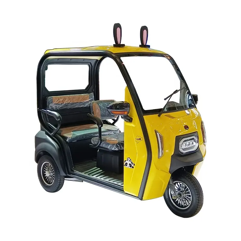 2024 New Tuk Tuk Open Electric Scooter for Adults 3 Wheel No Doors Electric Tricycle