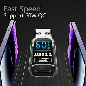 带数字显示10gbps扩展适配器的USB 3.2转换器C型充电器连接器 - Product Image 4