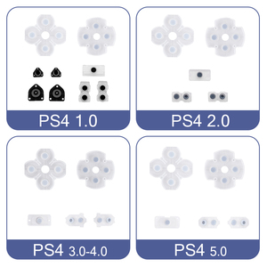 PS3游戏手柄导电硅橡胶垫按钮触摸设置操纵杆维修零件的更换PS2 - Product Image 3
