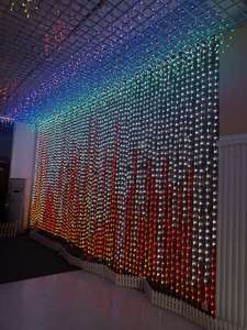 Cortina de luz Led RGB Programable, luces inteligentes de Navidad, DMX 512 - Product Image 3