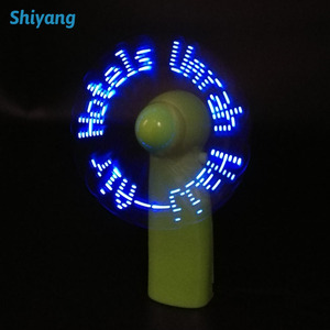 Ventilador LED programable para mensajes, con texto personalizado