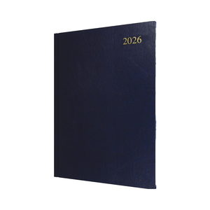 <span class=keywords><strong>Collins</strong></span>-essential-2026 12 tháng lịch năm kế hoạch tuần để xem nhật ký A4 da màu xanh đậm dập vàng (ESSA43.65-26) - Product Image 1