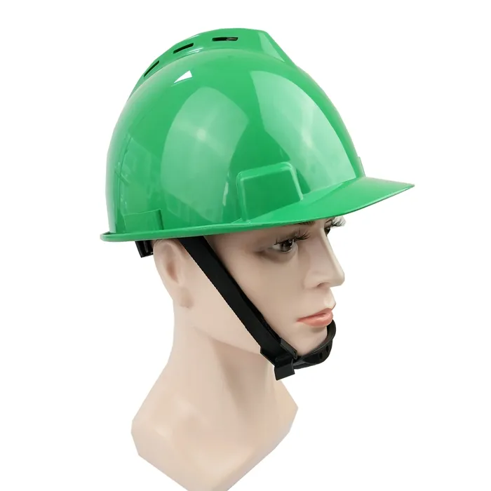 Baş koruyucu baretler EN397 onaylı ABS HDPE güvenlik PPE kask inşaat havalandırma