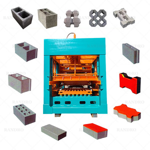 Macchine automatiche di blocchi di cemento di RANDRO blocco cavo che fa la macchina per la costruzione di edifici - Product Image 1