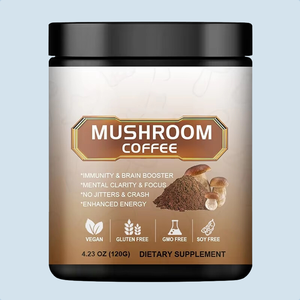 Oem/ODM Hữu Cơ 10-in-1 nấm phức tạp cà phê hòa tan bột nhãn hiệu riêng cho người lớn - Product Image 1