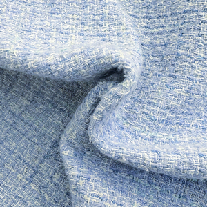 Spring/Summer 2025 Small Fragrant Style Coarse Floral Denim Simple and Elegant Sky Blue Water Diamond Button Sleeveless Dress - Product Image 2