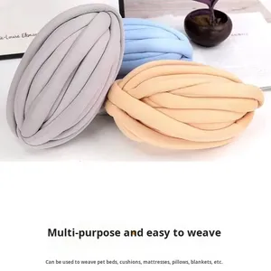 Sợi lõi sợi siêu dày 2cm sợi len Icelandic sợi tự làm, thảm dệt thủ công, Giường mèo, gối, Giường mèo, khung giường - Product Image 2