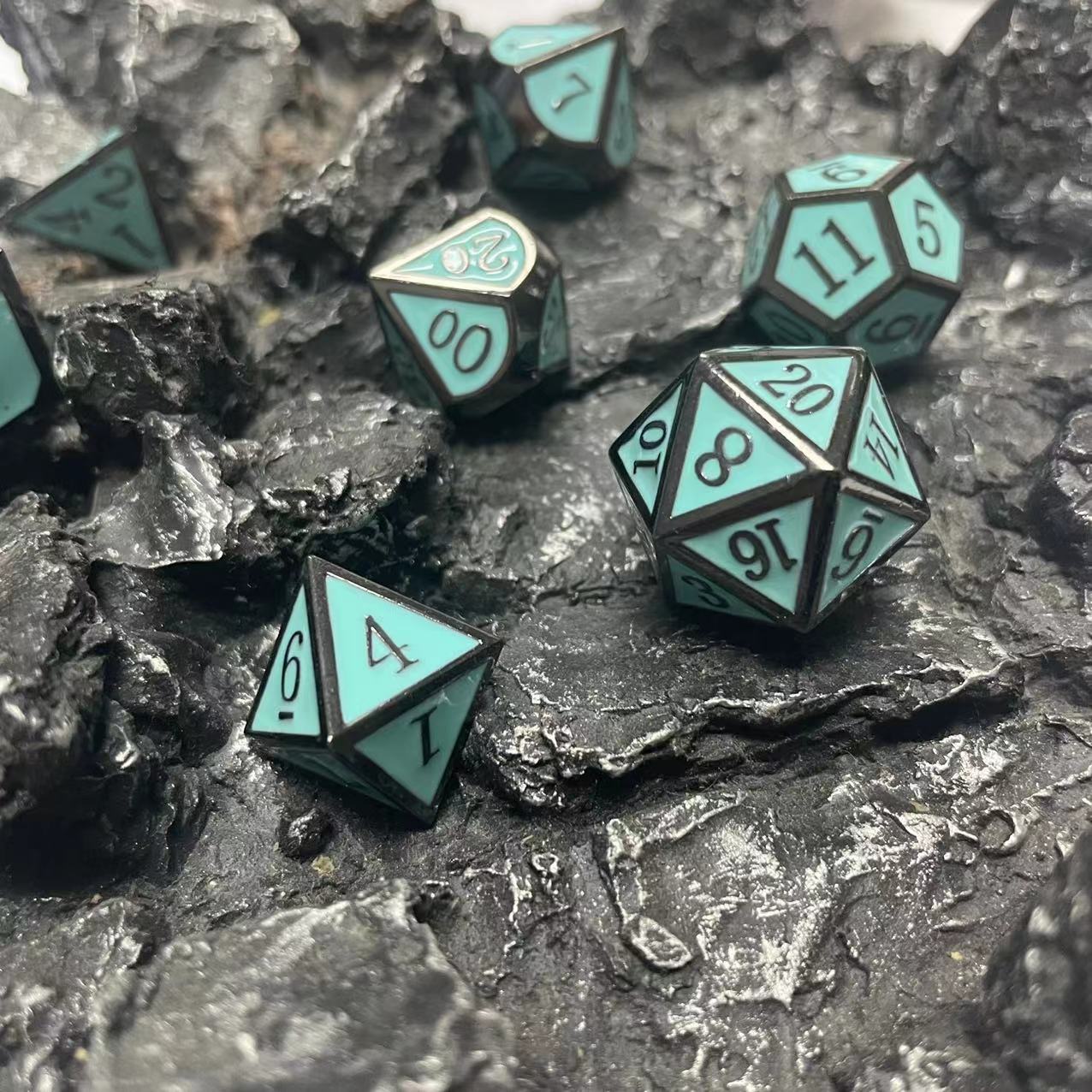 coloré noir nickel bleu