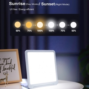 โคมไฟบำบัด GQ-L3เศร้าพร้อมหน้าจอ LED พับได้2โหมดสีพร้อมฟังก์ชันนาฬิกา - Product Image 4