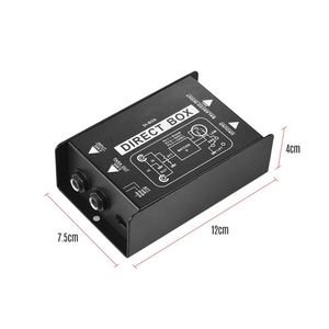 <strong>Audio</strong> Converter One Channel DI-Box Passive DIRECT BOX Direct Injection <strong>Audio</strong> Box for Musical Instrument - Product Image 2