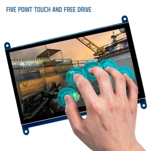 Pcap Touch Panel Bildschirm anzeige USB Multi Pcap Kapazitiv 7 Zoll Lcd Panel Tft Lcd Modul Raspberry Pi Display Touchscreen - Product Image 3