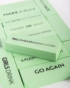 Adult Drinking Game 54 <strong>Blocks</strong> with Drinking <strong>Commands</strong> and Games Drunken Tumbling Tower Stacking Building <strong>Blocks</strong> - Product Image 2