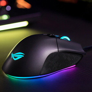 <span class=keywords><strong>ASUS</strong></span> ROG Gladius II 起源有线 USB 光学符合人体工程学 FPS 游戏滑鼠，搭配 Aura Sync RGB 与 12000DPI 的 PC 游戏