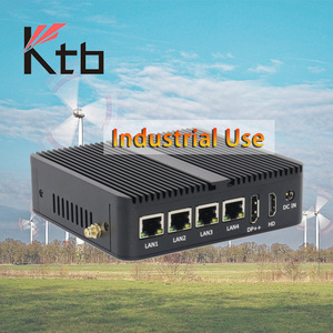 KTB 142 J4125 J6412 Micro Pc <strong>Computer</strong> Linux windows 10 11 DDR4 Mini Pcs Usb Minicomputer Cheap Barebon 4 Ethernet Ports Mini Pc