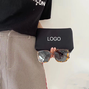 Hot Sale Fashion Custom Logo Small Black Neoprene Toiletry Cosmetic <strong>Pouch</strong> Makeup Bags - Product Image 2