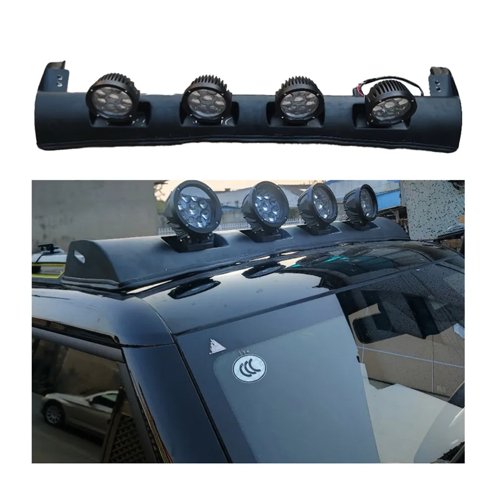JP16 ODM lampu sorot atap atas panel panas dudukan langsung cocok bertekstur hitam untuk 2023 JETOUR T2 lampu kerja sorot atap wisatawan