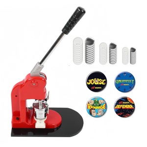 طقم ماكينة صنع مغناطيس الثلاجة من StikPro 25-75 طقم أزرار فولاذية يدوية سهلة التشغيل بضمان لمدة سنة جديدة - Product Image 1