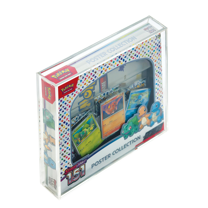 Estuche acrílico para la colección de 151 pósters