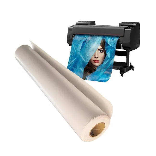 A0 A1 Wide Format Inkjet Printing Satin Photo Paper Roll