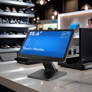 Prezzo di fabbrica FHD 15.6 pollici VESA MountLCD Display Touch Screen capacitivo Monitor per sistema POS - Product Image 1