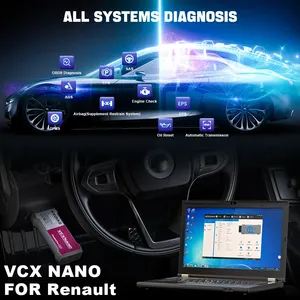 VXDIAG VCX NANO per Renault Full Systems strumento di diagnostica J2534 ECU codifica programmazione OBD2 Scanner TPMS EPB SAS olio Reset - Product Image 6