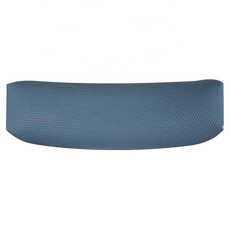 1 pièce de coussinet de bandeau en cuir PU bleu